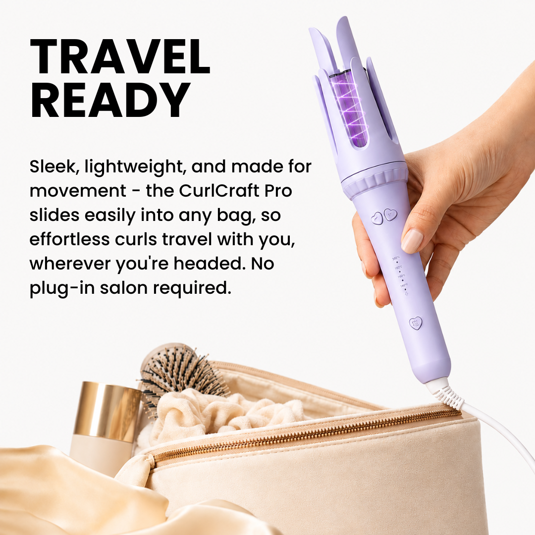 CurlCraft Pro Ceramic Auto Curler