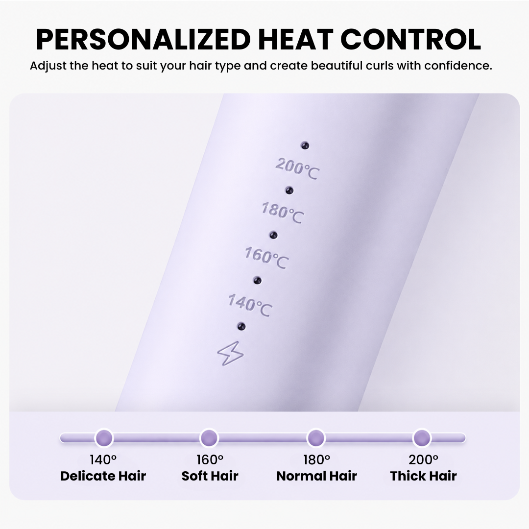 CurlCraft Pro Ceramic Auto Curler