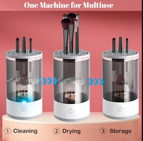CleanSpin Pro - Electric Makeup Brush Cleaner, Dryer & Storage