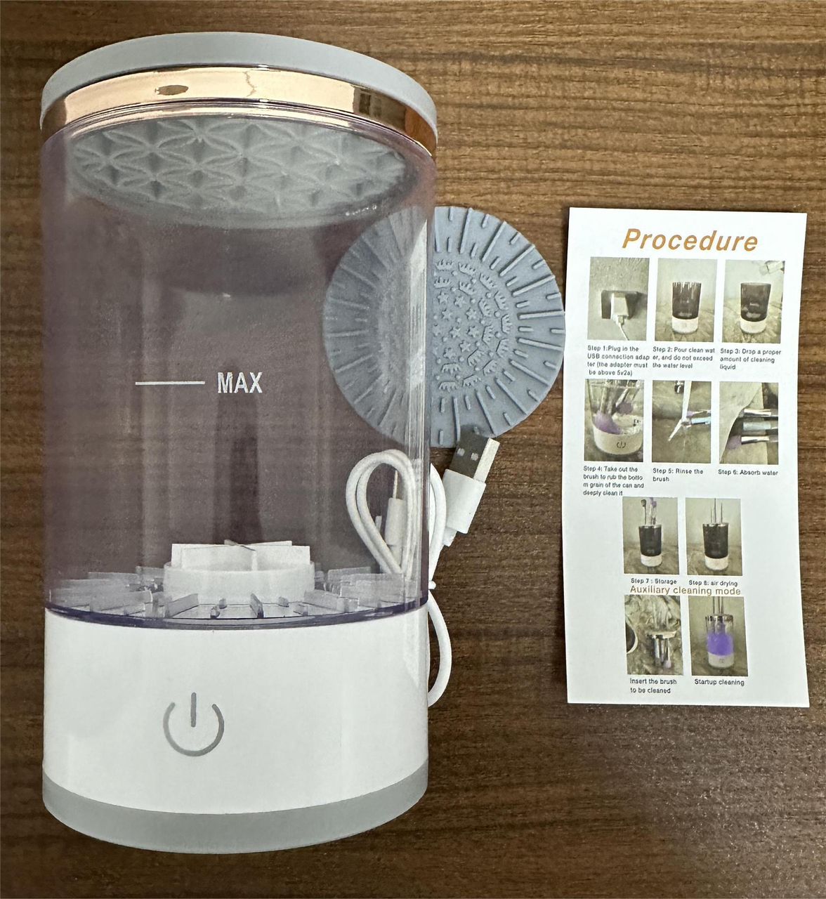 CleanSpin Pro - Electric Makeup Brush Cleaner, Dryer & Storage