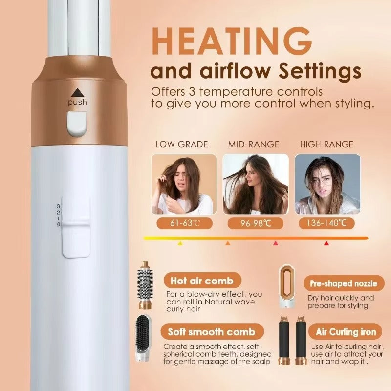 AirGlow 5-in-1 Hot Air Styler
